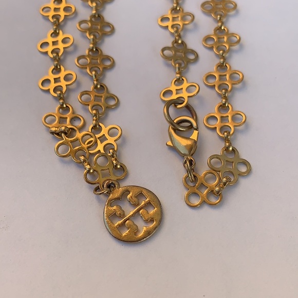 Tory Burch Mini Clover Necklace - Picture 5 of 5